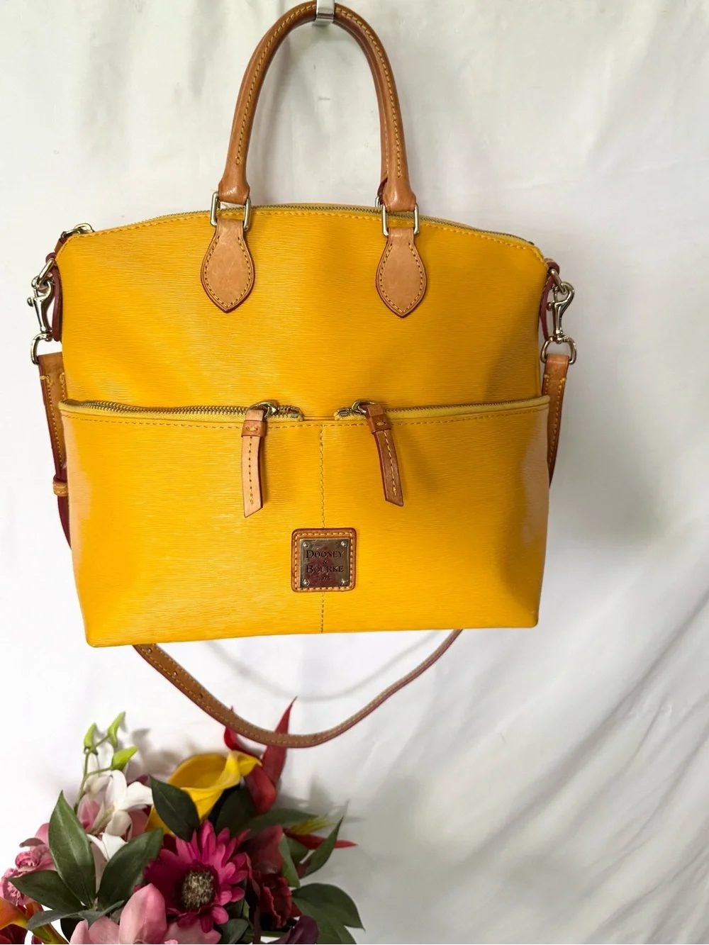 Dooney & Bourke Dillen large leather satchel crossbody